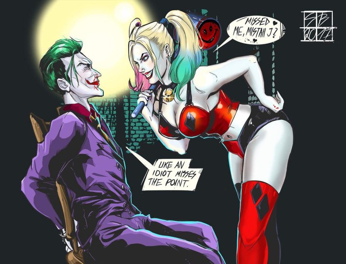 Харли Квинн и Джокер ххх