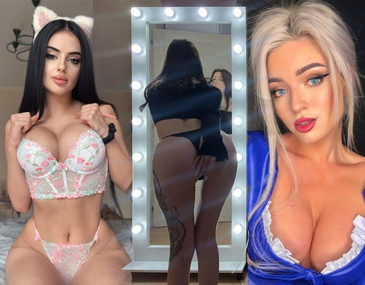 Блогерша с большой грудью