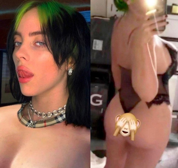 Билли Айлиш грудь