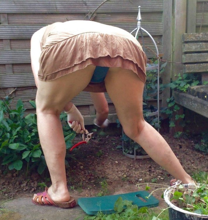 Женщины на даче без трусиков