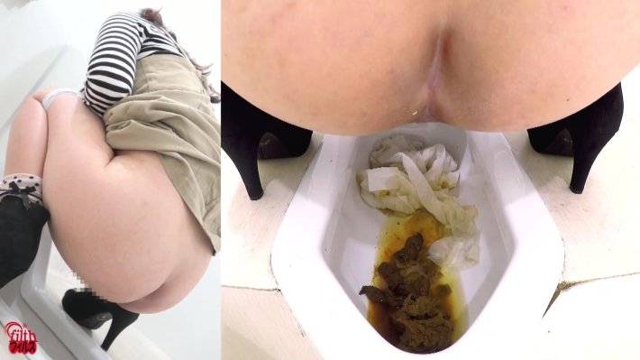 Красивые японские девушки какают