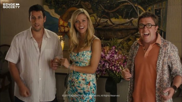 Дженнифер Энистон и адам Сэндлер Притворись моей женой