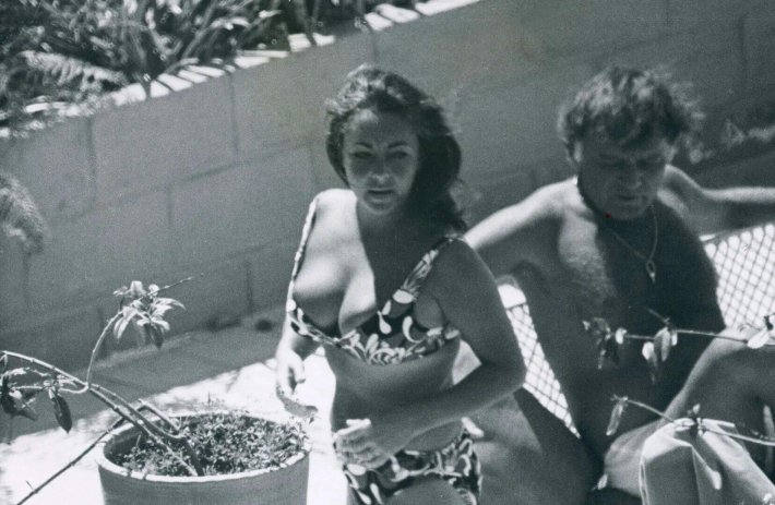 Elizabeth Taylor and Richard Burton
