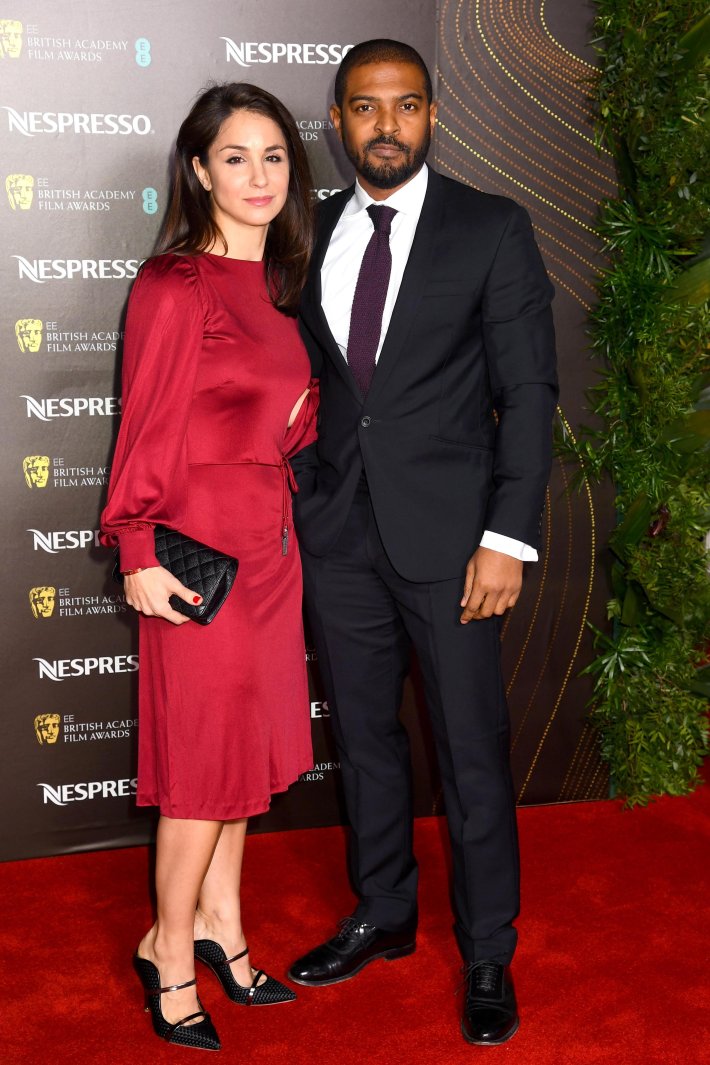 Ноэль Кларк с женой