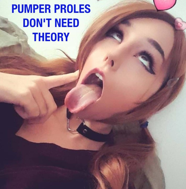 Высунула язык и скосила глаза