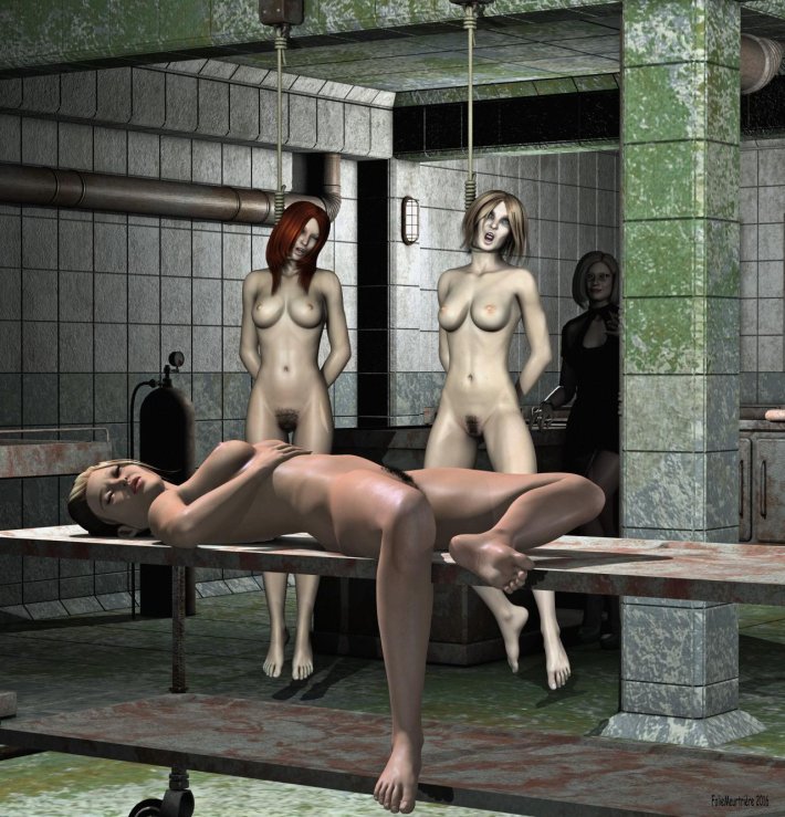 Повешенные голые женщины